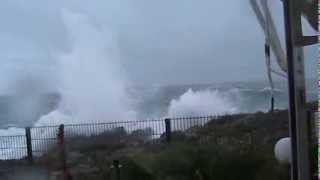 Huge waves Storm Hercules in Portugal [upl. by Clarisse]