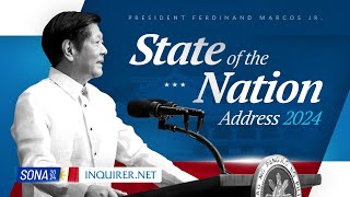 Sona 2024 Bongbong Marcos third State of the Nation Address [upl. by Haizek88]