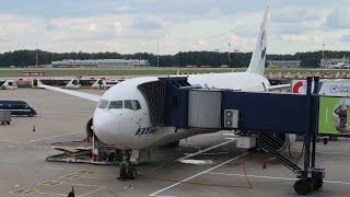 Boeing 767200 ак Utair  Рейс Анадырь  Москва [upl. by Akirdnwahs]