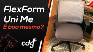 🟠 Cadeira FlexForm Uni Me  Realmente vale a pena É boa Unboxing  Análise [upl. by Eiznikcm]