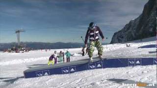 bergfex Skifahren Freestyle  Rails und Boxen [upl. by Arodnap392]