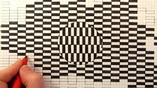 How to Draw a Moving Optical Illusion [upl. by Lombardy]