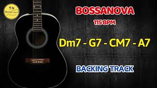 Bossanova BACKING TRACK C Major 2516  TN Backing Track [upl. by Ettelrac]