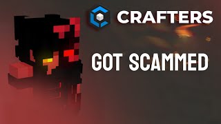 got scammed in craftersmc skyblock [upl. by Barnebas]