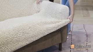 Menotti Sofa Covers  23 Seater Sofa Cover  Installation instruction [upl. by Ahtan]