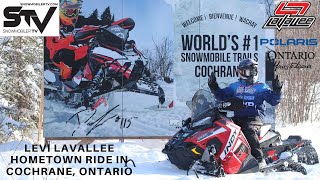 Levi Lavallee Hometown Ride in Cochrane Ontario [upl. by Lemert]