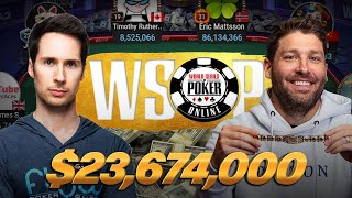 WSOP 2022 Main Event Poker FINAL TABLE [upl. by Laurentia621]