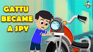 Gattu Became a Spy  Detective Gattu  Animated Stories  English Cartoon  Moral Stories  Puntoon [upl. by Eanej]