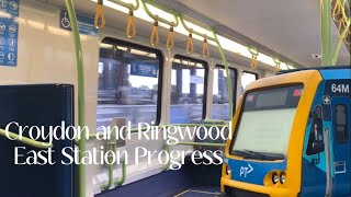 Croydon and Ringwood East Stations  Whats Happened so Far [upl. by Allistir]