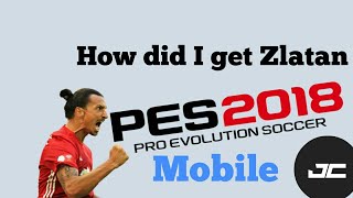 HOW DID I GET ZLATAN  PES 2018 [upl. by Harikahs]