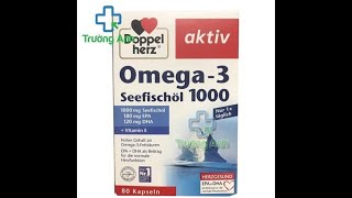 Doppelherz Omega3 Seefischol 1000  Giúp bổ sung EPA DHA cho cơ thể [upl. by Werra]