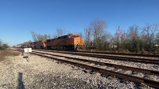 BNSF HCSXLAL Schriever Louisiana [upl. by Dahc586]