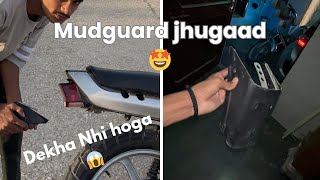 Trending Mudguard Jhugaad 😱 IN JUST 40 RUPEE 💰 [upl. by Ahsatsan]