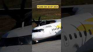 Gravei pela última vez o atr 72500 que caiu em vinhedossp at guarulhos airport planespotting [upl. by Josler]