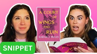 BOOKTAWK A Court of Wings and Ruin  PART 1  Unsolicited with Sam and Jordyn [upl. by Yemarej]