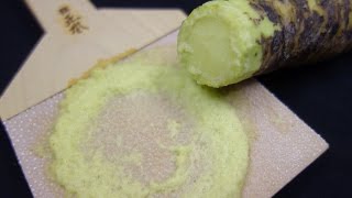 Fresh Wasabi Stem  How To Make Sushi Series [upl. by Nossila]