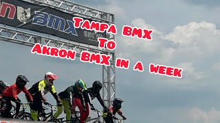 Vlog 105 USABMX Tampa BMX gate practice to Akron BMX Gold Cup Qualifier 2024 and State Qualifier 🥵 [upl. by Radbun850]