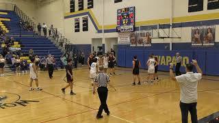 ZHS Boys  Wapato Basketball 13123 [upl. by Nalat]