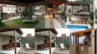 41 🔴 Hermosos ideas de diseños de asadores para patios pequeños y sencillos [upl. by Moulden]