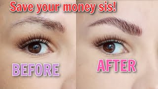 DIY Eyebrow Lamination UNDER 20 [upl. by Yeuh172]