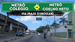 DIRIGINDO DE COLÉGIO VIA IRAJÁ ATÉ COELHO NETO [upl. by Madid]