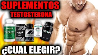 Top 5 MEJORES POTENCIADORES de testosterona suplementos [upl. by Abana]