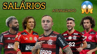 SALÁRIOS DOS JOGADORES DO FLAMENGO EM 2024 noticiasdoflamengo flamengo [upl. by Nolubez270]