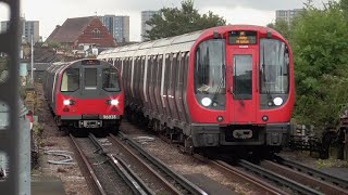 Trains at Kilburn amp Dollis Hill CML  10092021 [upl. by Fortin906]