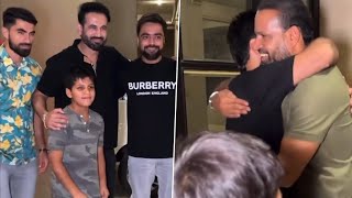 Irfan Pathan and Yusuf Pathan met Rashid Khan and Afghanistan cricketers in Mumbai  World Cup 2023 [upl. by Emaj]