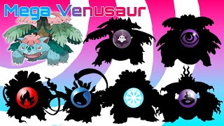 What if Mega Venusaur had other Strong type Evolution line Drawing Video mega pokemon ashketchum [upl. by Tempest]