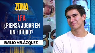 ¿Planea jugar en Fundidores de la LFA Emilio Velázquez jugador de Auténticos Tigres UANL [upl. by Ybbed]