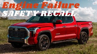 Tundras Engine Recall What to do to stop failure [upl. by Thalassa]