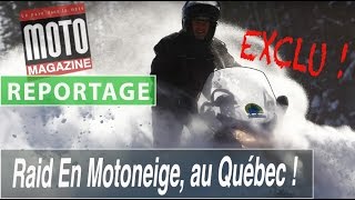 Raid Motoneige hors piste  Chaud le Québec [upl. by Hepzi734]