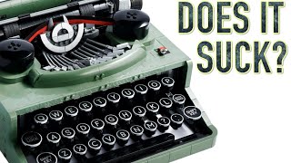 LEGO Ideas Typewriter Reviewed 21327  Off Centered Keys [upl. by Teerprah478]