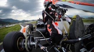 New Sarno track  Euro Championship KZ Sarno 2017  Practise session onboard with Douglas Lundberg [upl. by Rovert146]