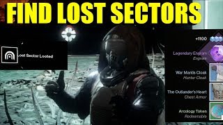 How To Find quotLost Sectorsquot In Destiny 2 EDZ TITAN IO amp Nessus [upl. by Hgielrac733]