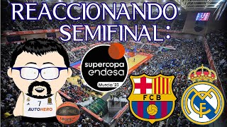 Reaccionando Supercopa Endesa Murcia 2023 Barcelona 80  Real Madrid 90 Tavares se comio a Willy [upl. by Yentirb]