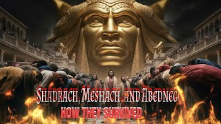 Fiery Furnace MiracleShadrach Meshach and Abednego Defied a King and Walked Unscathed from Flames [upl. by Reyem]