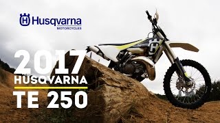 2017 Husqvarna TE 250  2 Stroke  First Ride and Sound [upl. by Llehcim]