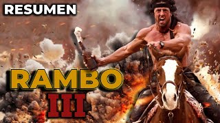 Rambo Parte III  RESUMEN COMPLETO [upl. by Kalikow887]