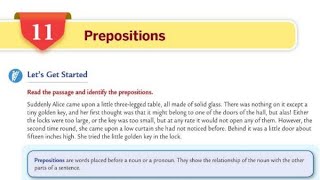 Prepositions  Ch11  Class07  Collins English grammar and compositions book [upl. by Thetes]