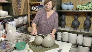 Liesbeth Kamp  Keramiek kleur en compositie  Ceramics colour and composition [upl. by Seyah]