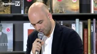 Roberto Saviano presenta quotZeroZeroZeroquot alla Feltrinelli di Roma integrale [upl. by Ahsienahs]