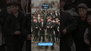 England 1901 Colored Video oldisgold facts oldschool india england uk [upl. by Katina]