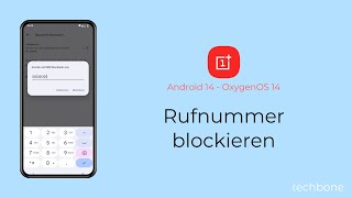 Rufnummer blockieren  OnePlus Android 14  OxygenOS 14 [upl. by Thordis520]