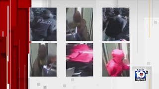 Video shows 3 wanted after Miami murder [upl. by Rimhsak48]