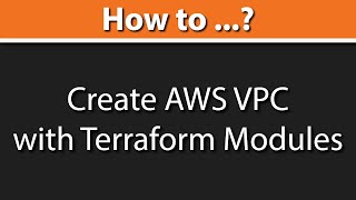 How to Create AWS VPC with Terraform Modules [upl. by Ky]