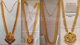 gold mango haram designs and kasulaperu designs with weight and price gold haram designs [upl. by Limaj]