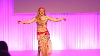 Cecilia performs a baladi  Layali Oriental Dance Festival [upl. by Bohi]