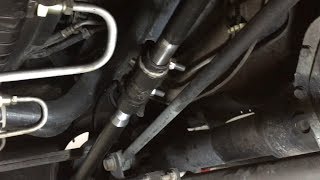 How to Replace Drag Link on F250 2002 73 4x4 [upl. by Riay433]